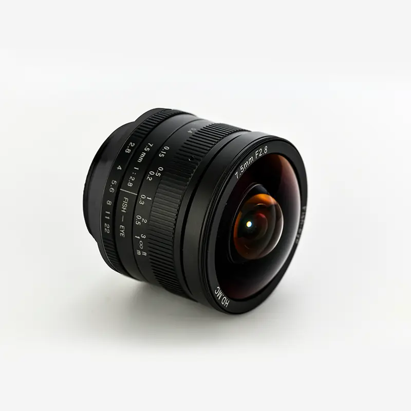half frame high resolution 7.5mm fisheye line scan lens 2